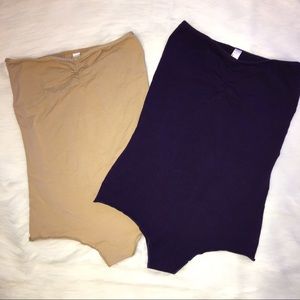 Two tube top bodysuits (bundle)